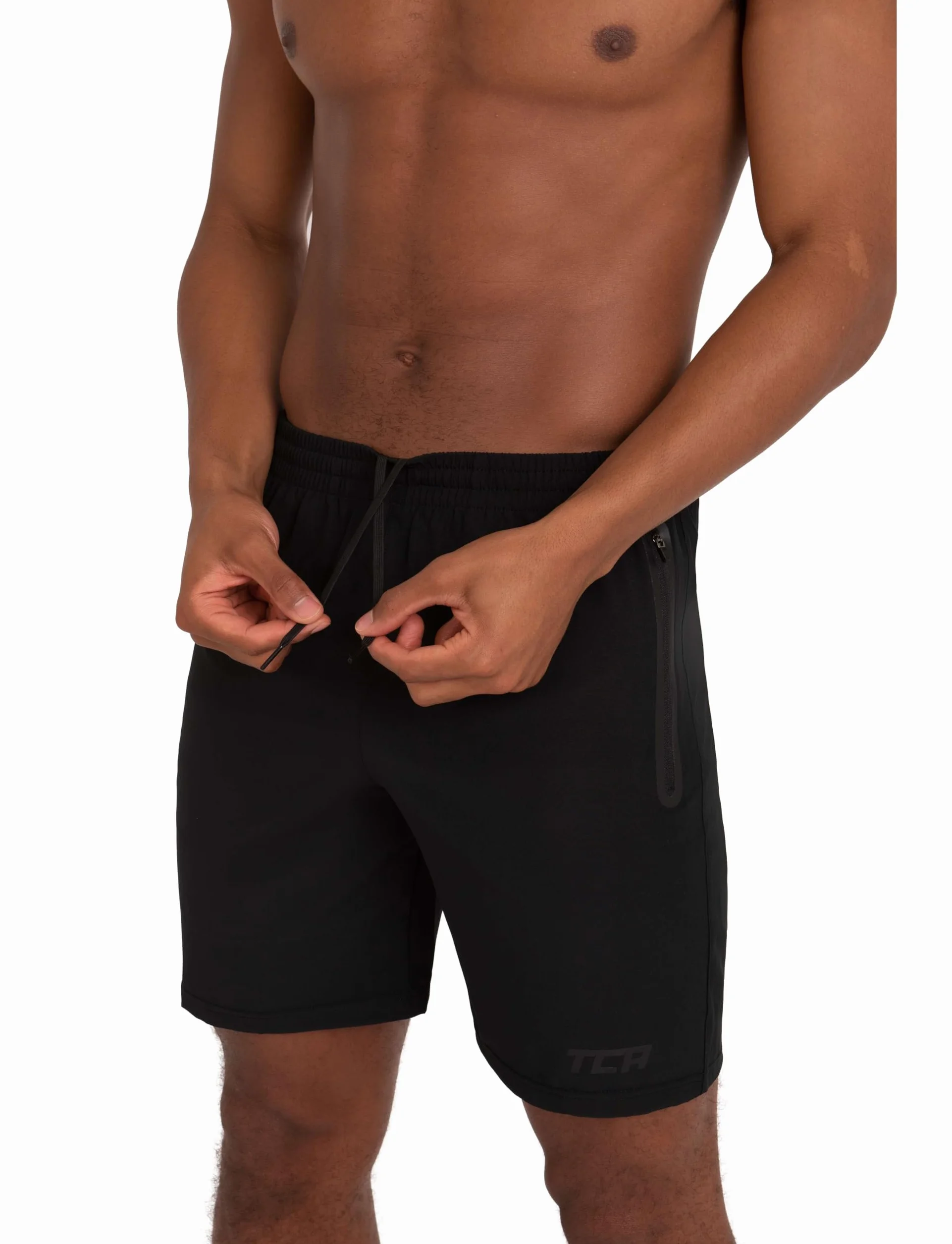 TCA Pantalones Cortos Hombre Deporte con Bolsillos de Cremallera - Pantalon Corto Deportivo Hombre Tecnología Elite Tech - Running Shorts Men Gym Correr Padel