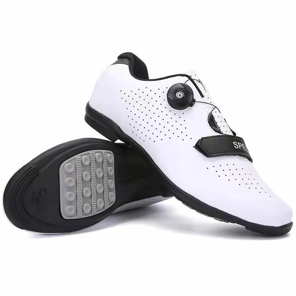 Zapatillas Ciclismo Montaña Zapatillas de Ciclismo Base Goma Antideslizante Ligeros Zapatos Bicicleta Montaña Hombre Calzado Bicicleta Sin Cleats 36EU-47EU