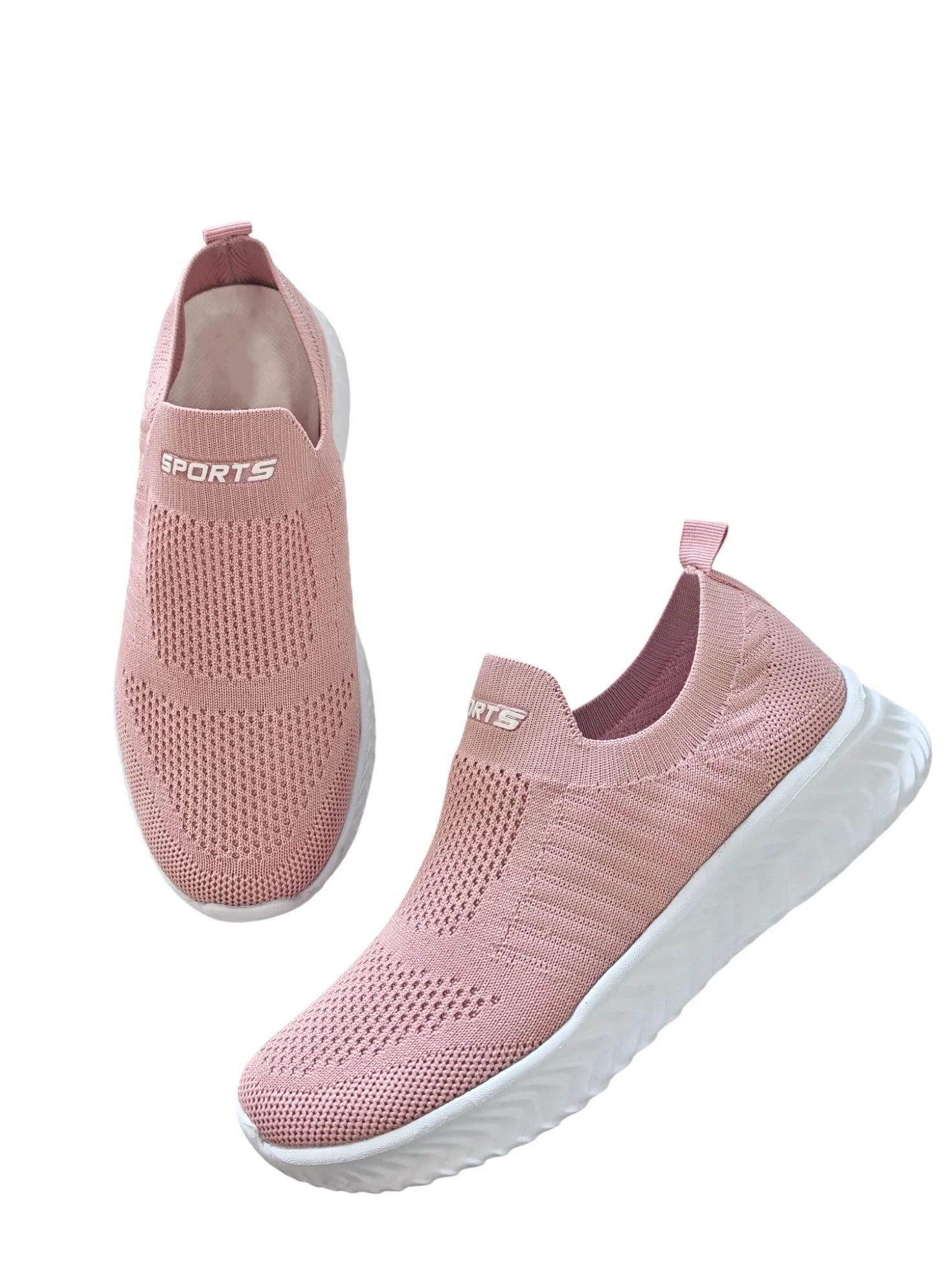 P&L ITALY COLLECTION Zapatillas Deportivas Sin Cordones Slip-On Mujer Comodas y Ligeras para Correr Andar Pasear Casual Sneakers