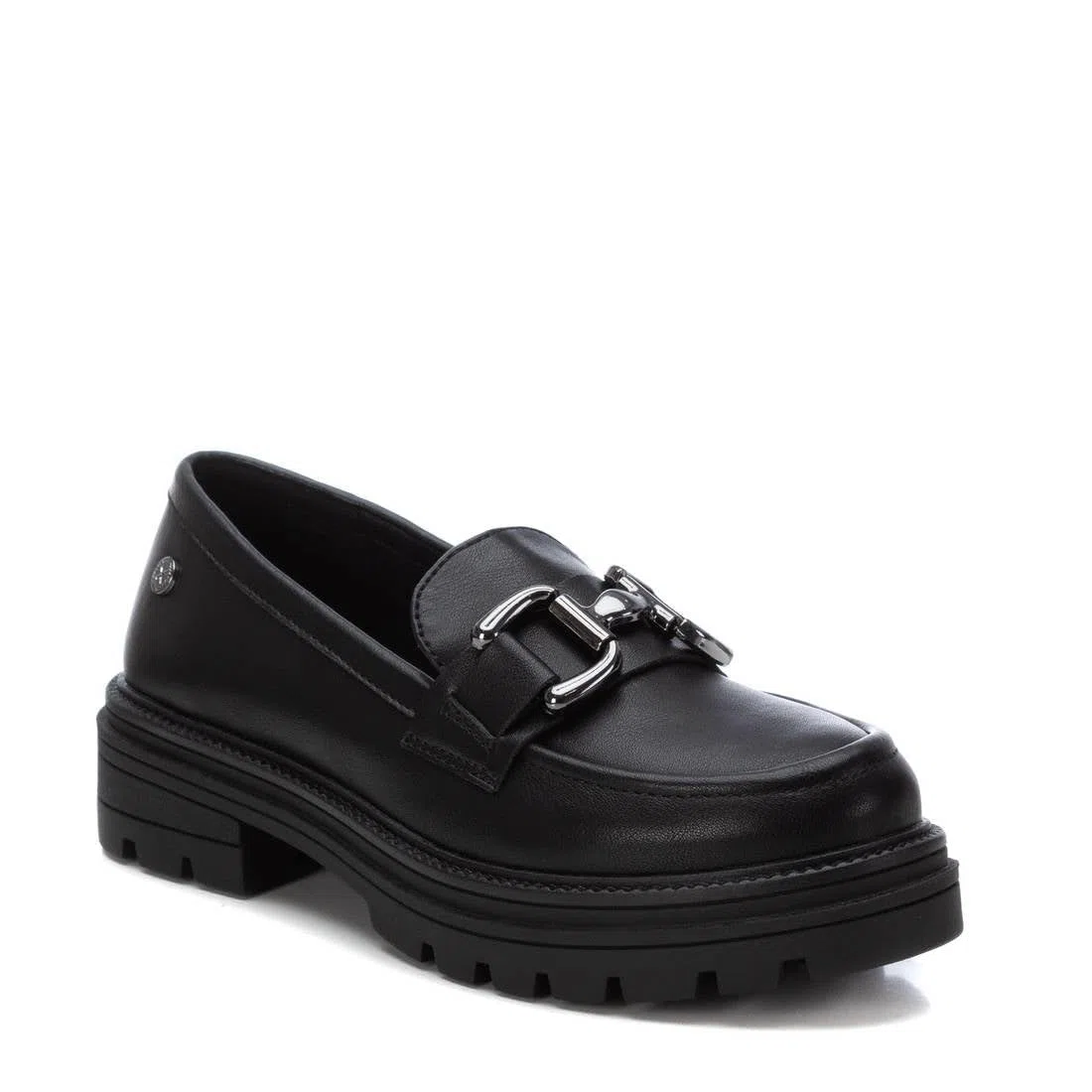 XTI - Mocasines Niña Negro - Calzado Cómodo y Versátil - Moda Casual - Modelo 15107501 (Talla 33)