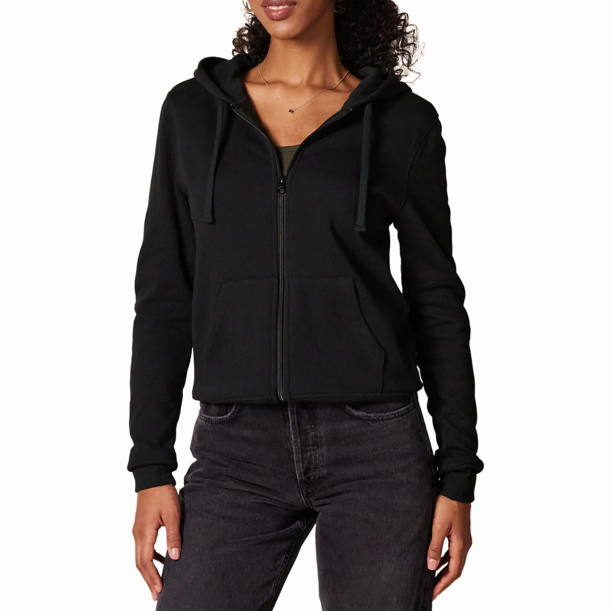 Amazon Essentials Mujer Sudadera con Capucha de Forro Polar Cremallera Completa