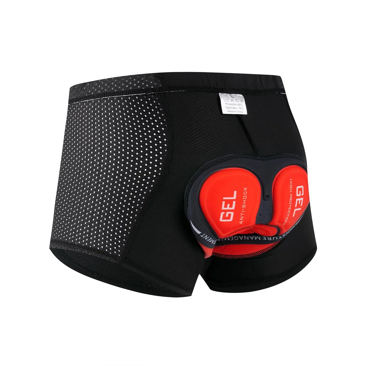 Pantalones Cortos de Ciclismo para Hombre, Ropa Interior Deportiva para Ciclismo, con Almohadillas de Silicona, Transpirables y Elásticos