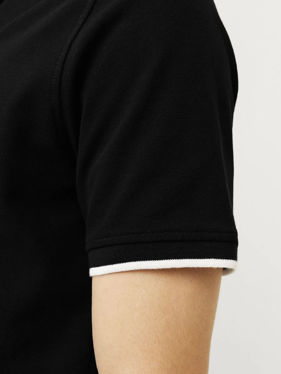 JACK & JONES Polo Plain Shirt Collar Polo