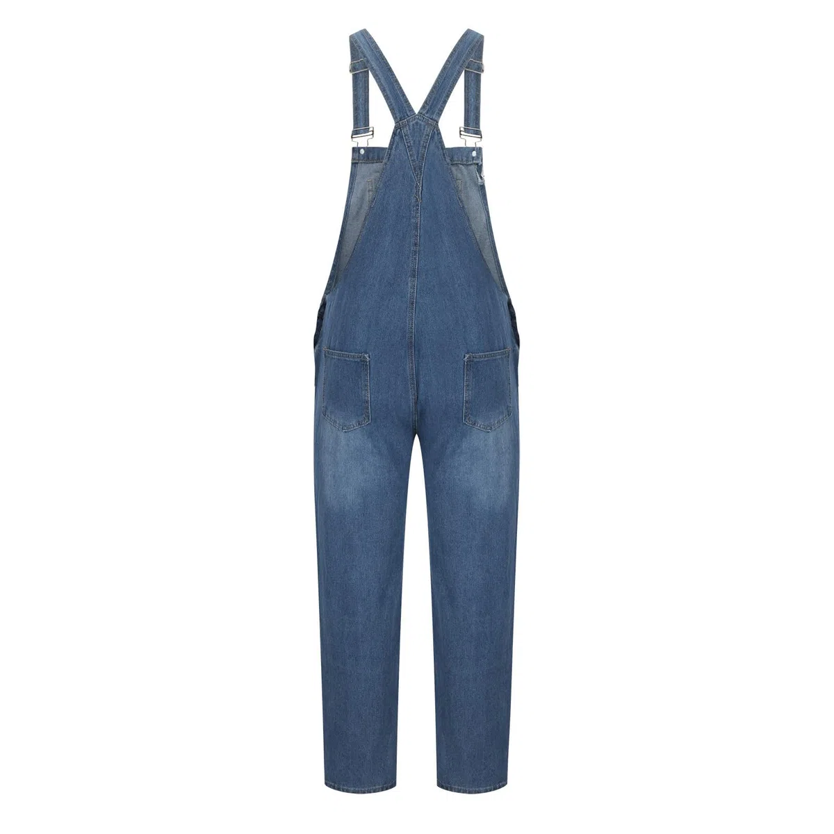 NUSGEAR Mono Pantalones de Vaqueros Hombre Mezclilla Peto Trabajo Bib Jumpsuit con Bolsillos Trabajo Moda Suelto Casual Fiesta Pant Jeans Denim Pantalones Mono 2024