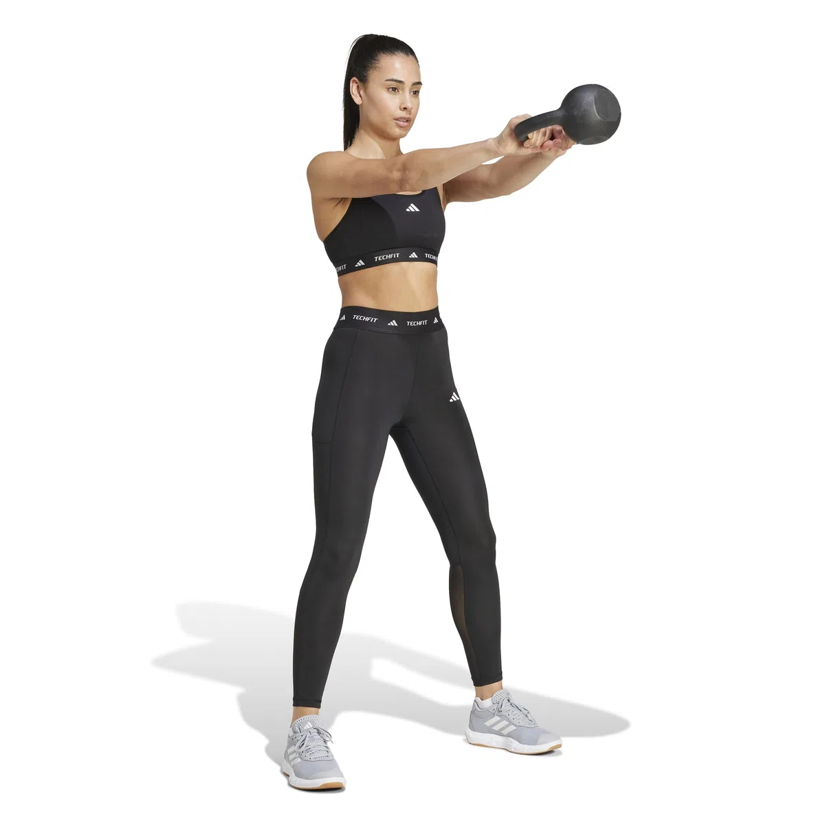 adidas Women's Mallas largas Techfit Stash Pocket