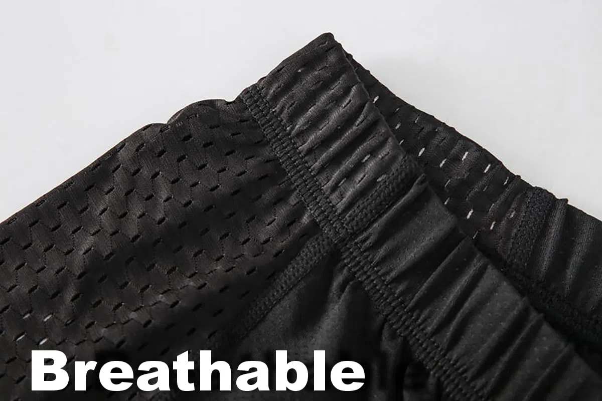 Pantalones Cortos de Ciclismo para Hombre, Ropa Interior Deportiva para Ciclismo, con Almohadillas de Silicona, Transpirables y Elásticos