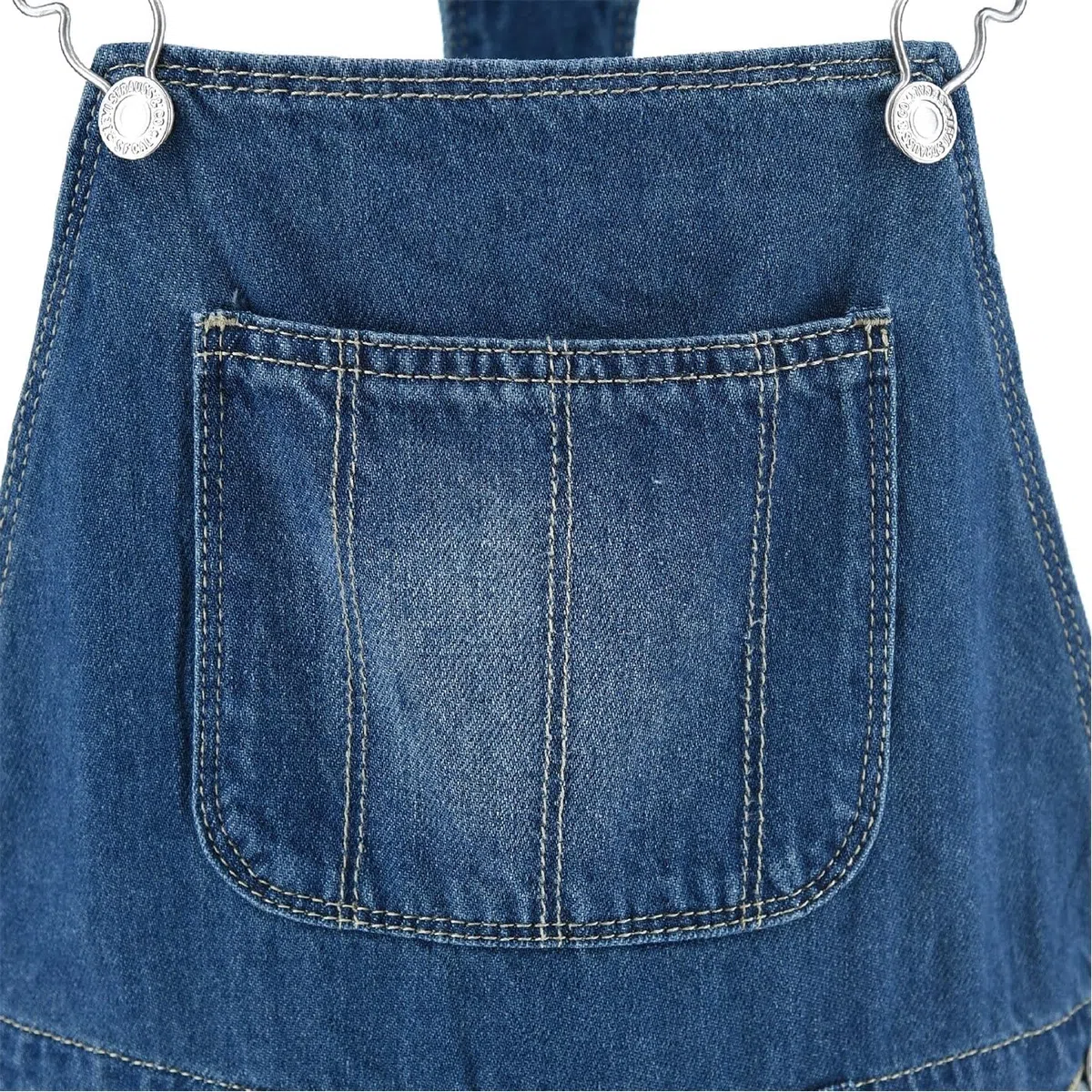 Levi's kids Lvg railroad stripe shortall 4ee380 Vestido, Niñas, Azul,