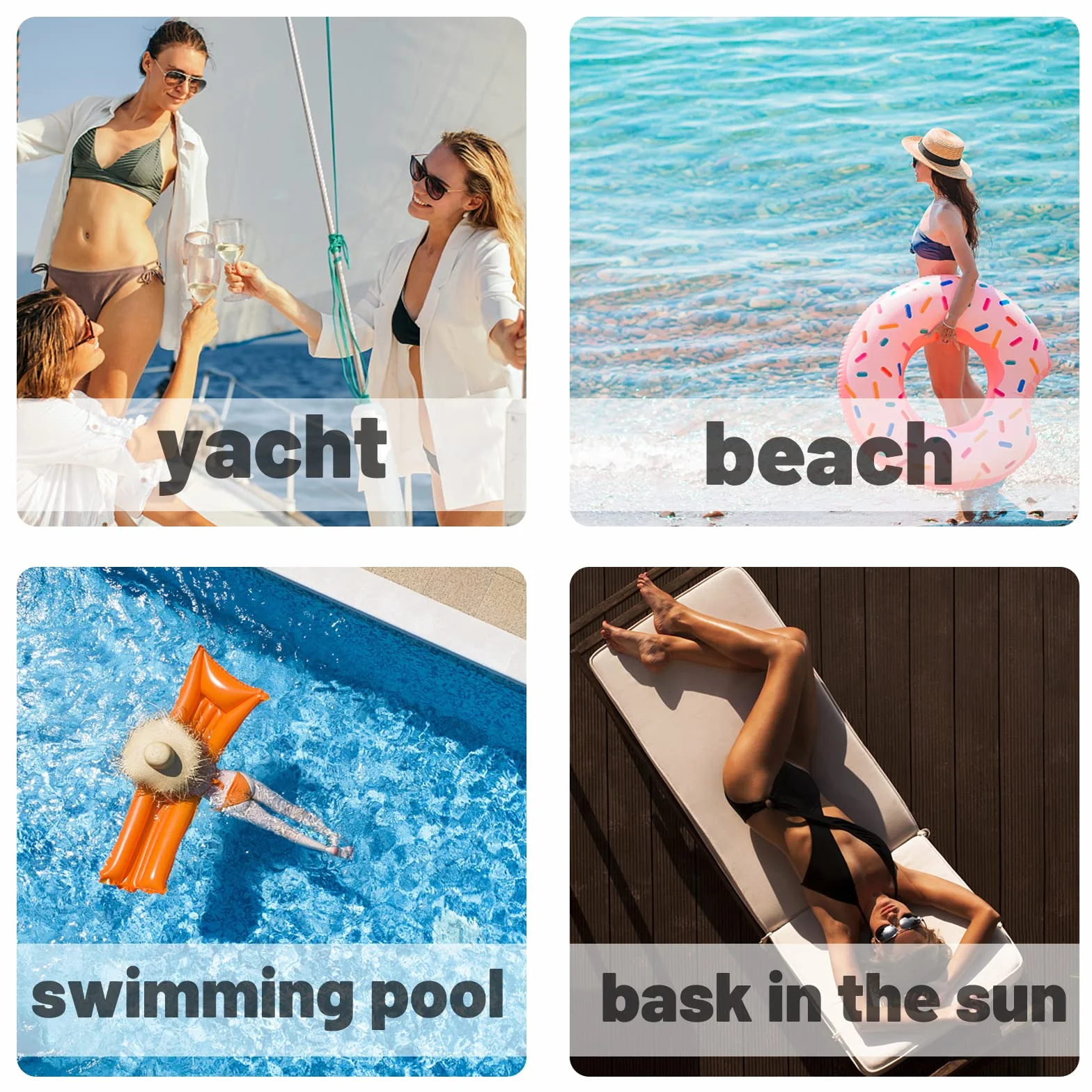 heekpek Bikini para Mujer Traje de Baño con Cintura Alta Pantalones Cortos Bañador de Dos Piezas Push Up Sujetador Deportivo en V Conjunto de Bikini para Verano