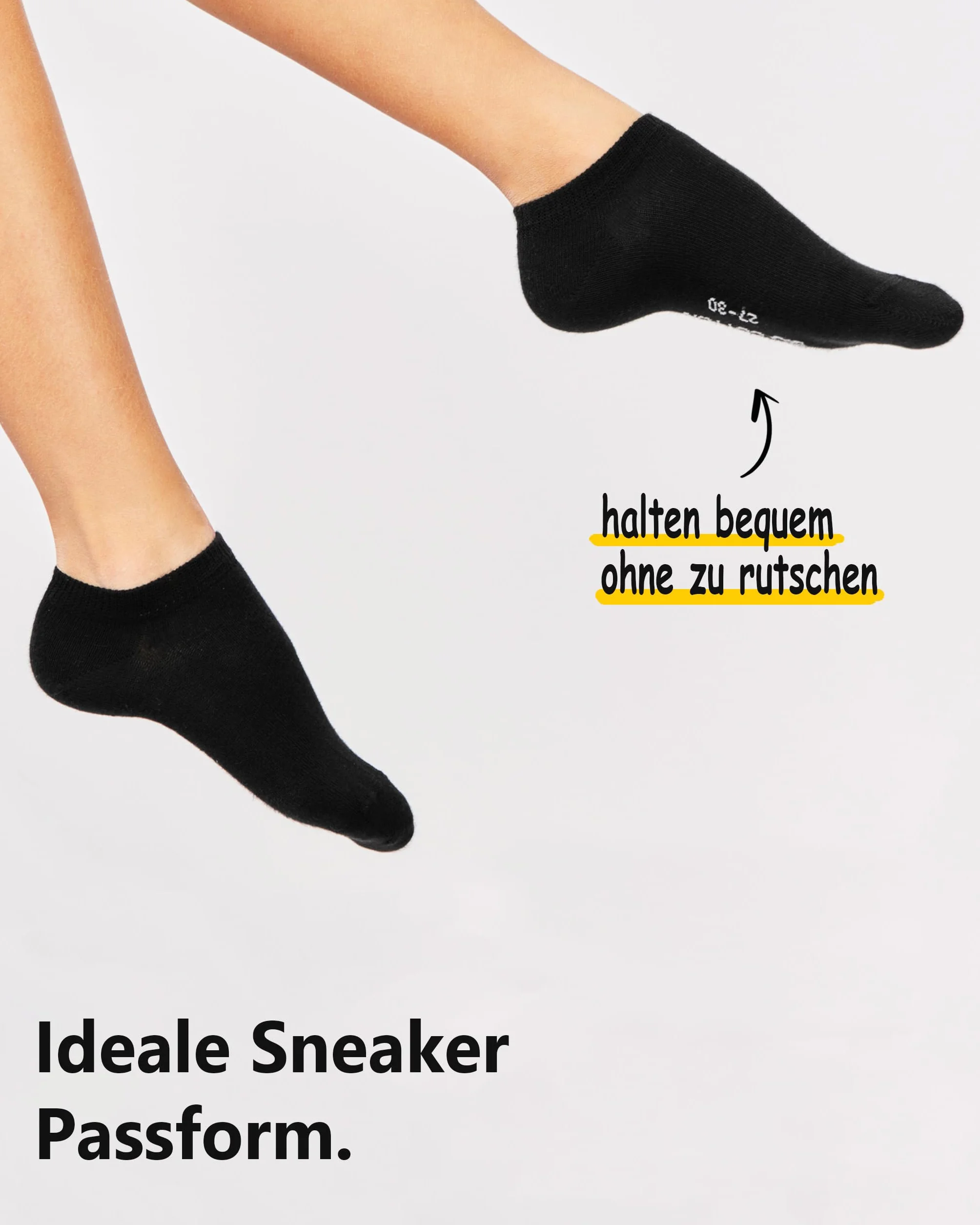 8/12 pares niños 100% cultivo orgánico zapatillas calcetines niños y niñas sin costura (modelo: Biolivia)