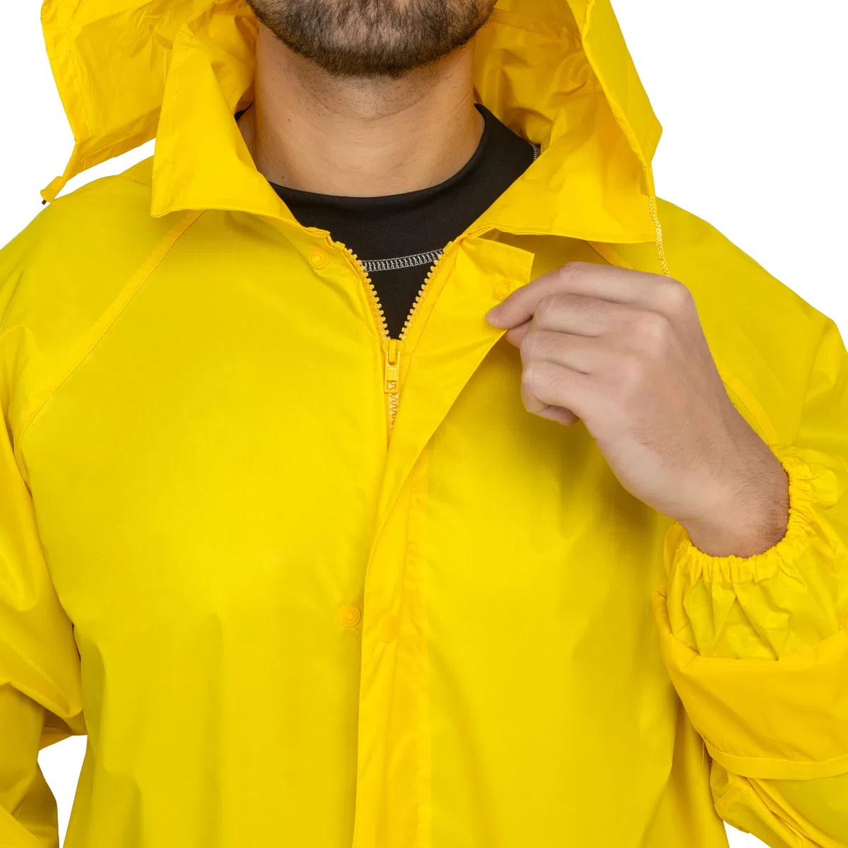 BWOLF Poseidon Chubasquero Hombre Chubasquero Impermeable Hombre Chubasquero Plegable Reutilizable y Con Capucha