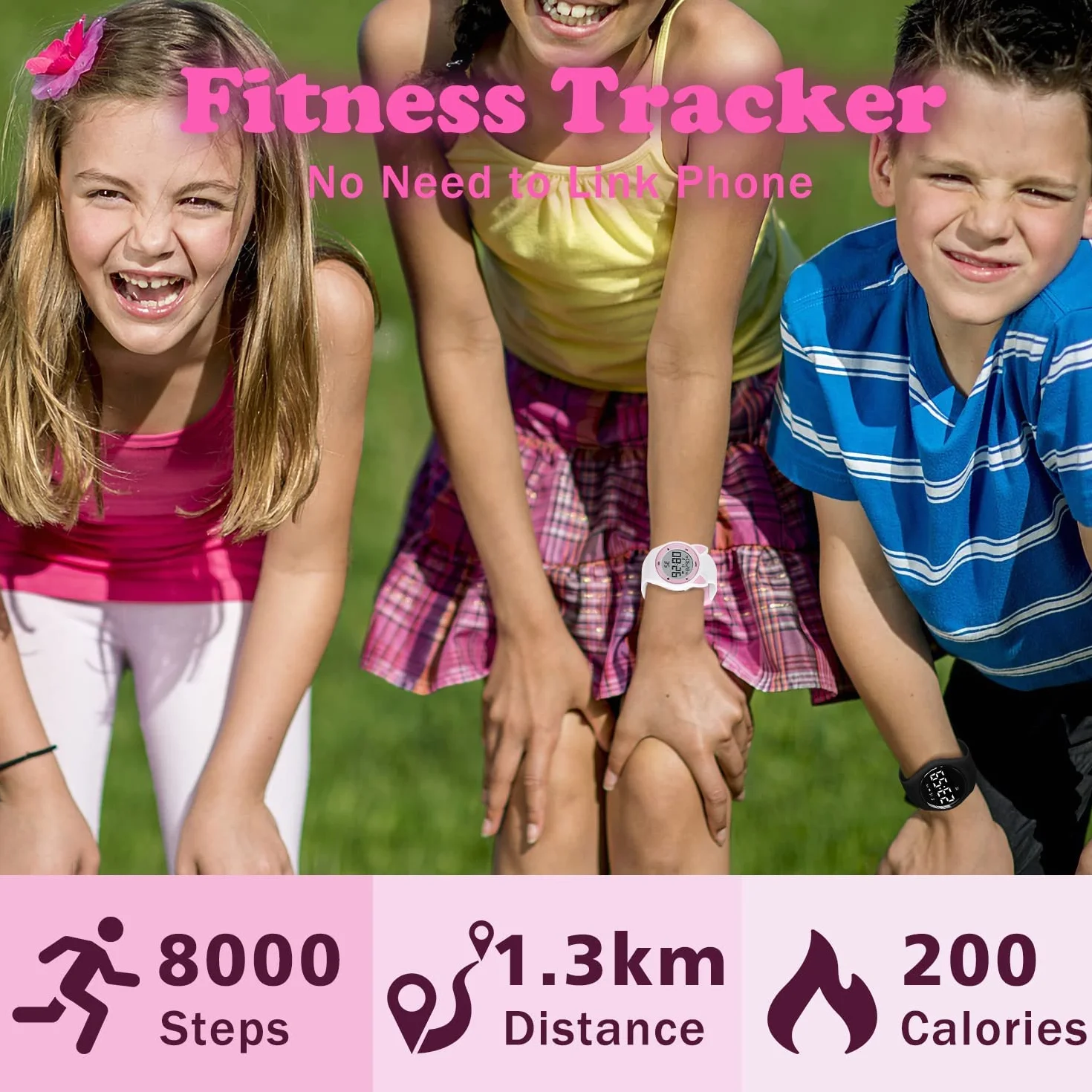 BEN NEVIS Reloj Niño, Reloj Digital para Niña Niños con Alarma, Calorías, Pedómetros,Regalo de Cumpleaños para Niños y Niñas 5-15 Años