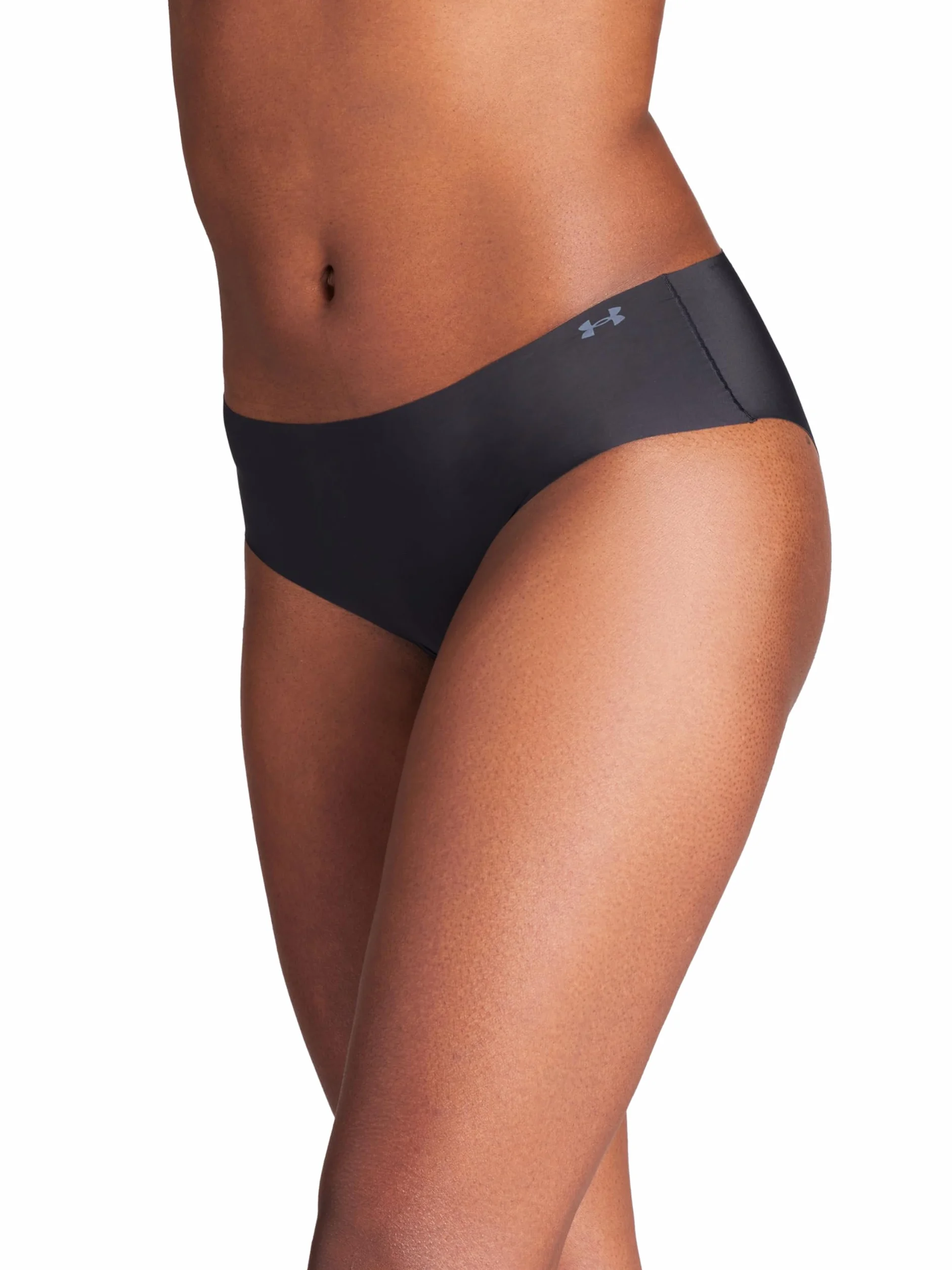 Under Armour Pack de 3 Bragas Hipster Invisible Pure Stretch para Mujer – Ajuste sin Costuras, Sin Marcas, Ultraligero, Comodidad Todo el Día