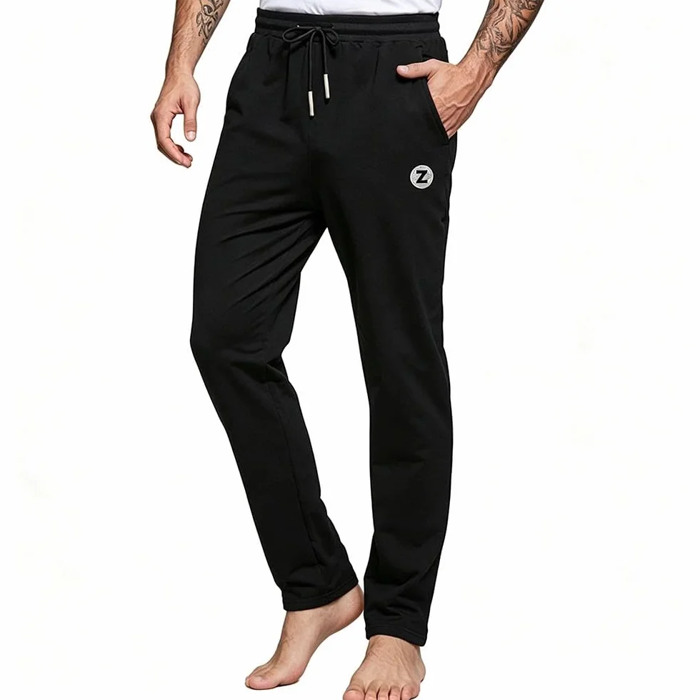 ZOXOZ Pantalones Deportivos Pantalones Hombre Casual Pantalones de Chándal Algodón Cintura Elástica