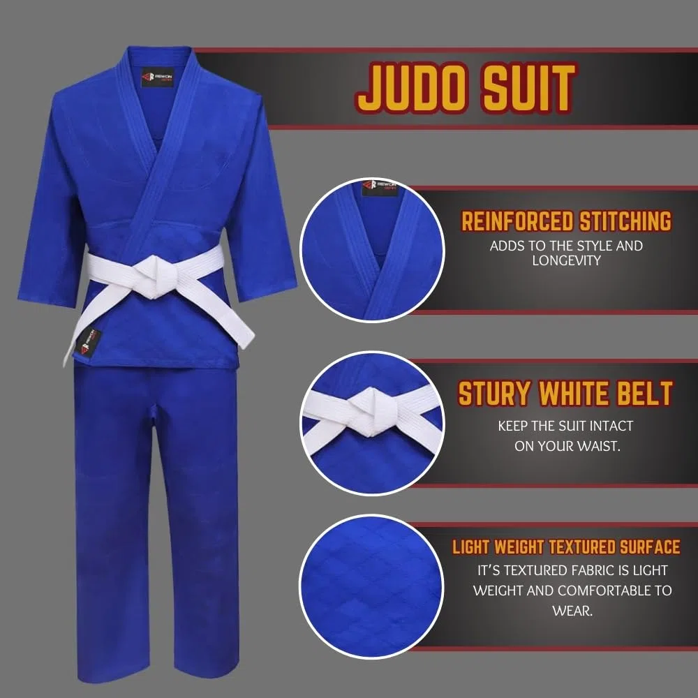 Rewon - Chándal de judo gi para hombres, mujeres, niños, etc