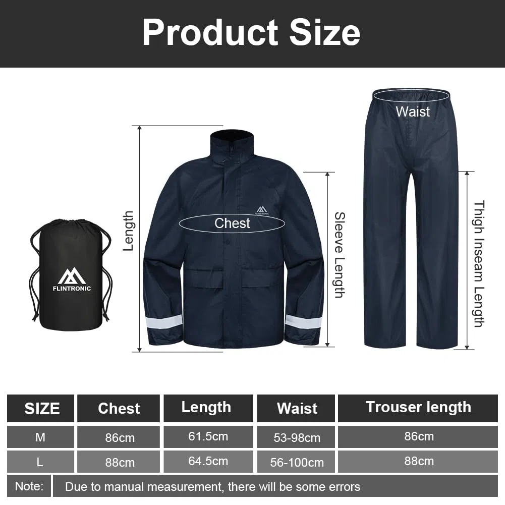 flintronic Chaqueto Para Niños, Chubasquero Impermeable con Capucha Desmontable, Cortavientos Niño Niña, Chaqueta Outdoor Running con Estuche
