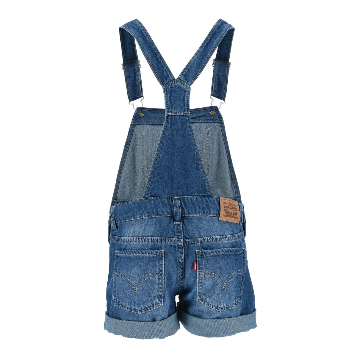 Levi's kids Lvg railroad stripe shortall 4ee380 Vestido, Niñas, Azul,