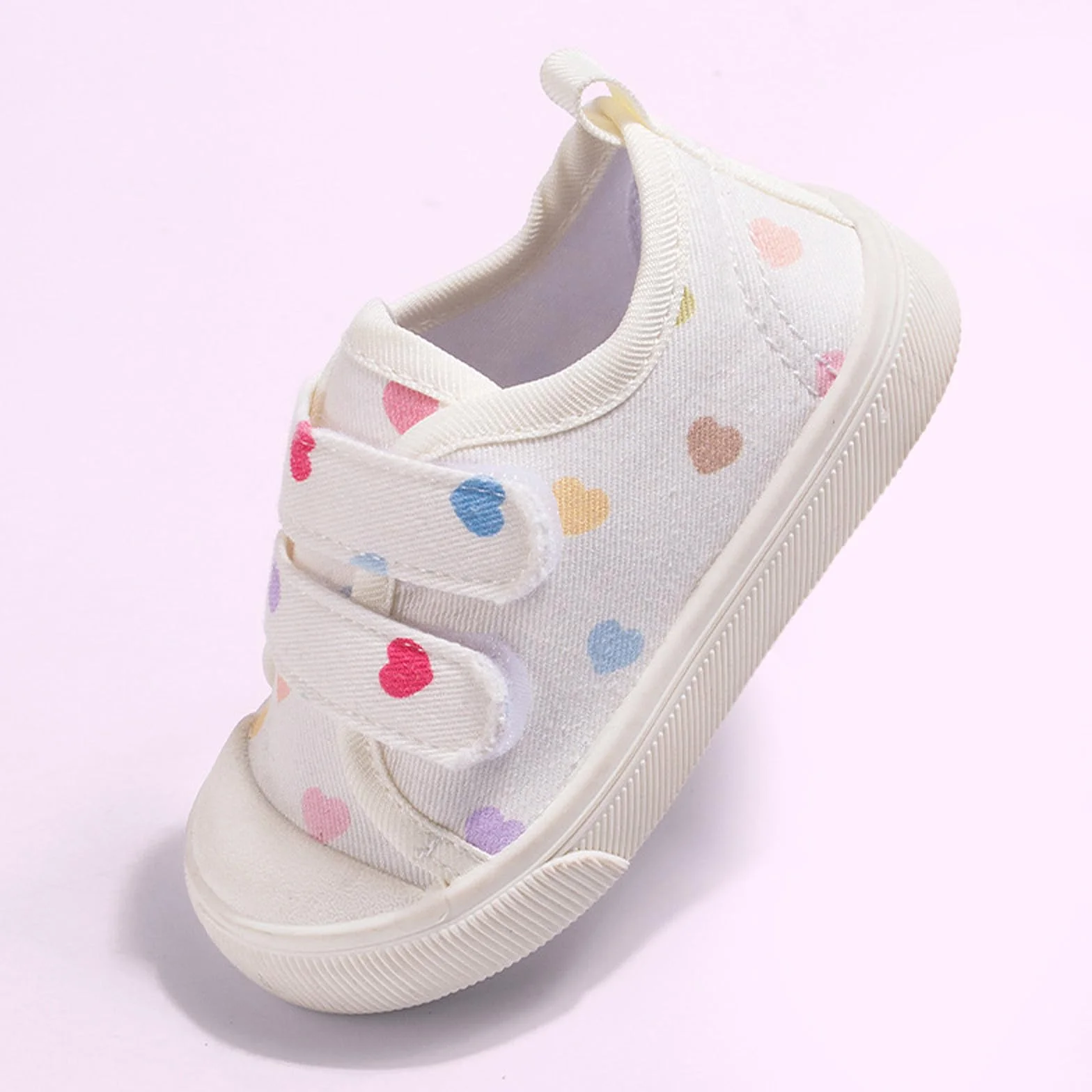 Zapatilla Niña Goma Zapatillas Niña Punta Resistente Casual Lona Deslizar Antideslizante Ligero Cómodo Cada Día Caminar Jugar Sneakers Primavera Trainers