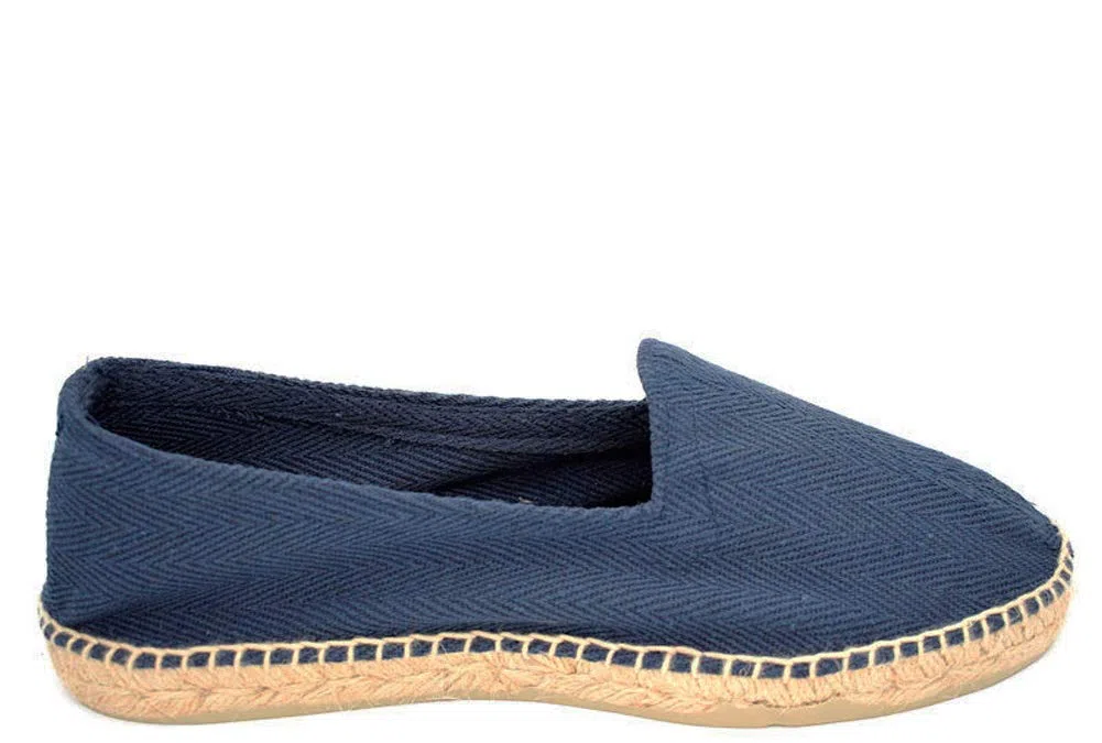 Alpargata Yute ESPARDEÑA Playera DE Hombre Esparto Lona Espiga Marino