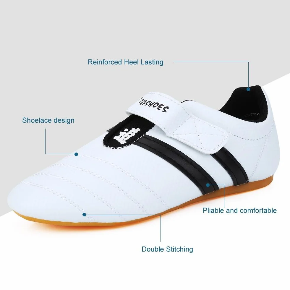 Zapatillas de Taekwondo, Zapatillas de Entrenamiento de Artes Marciales Zapatillas de Boxeo Karate Kung Fu Tai Chi de Deporte para Hombres Mujeres Niños
