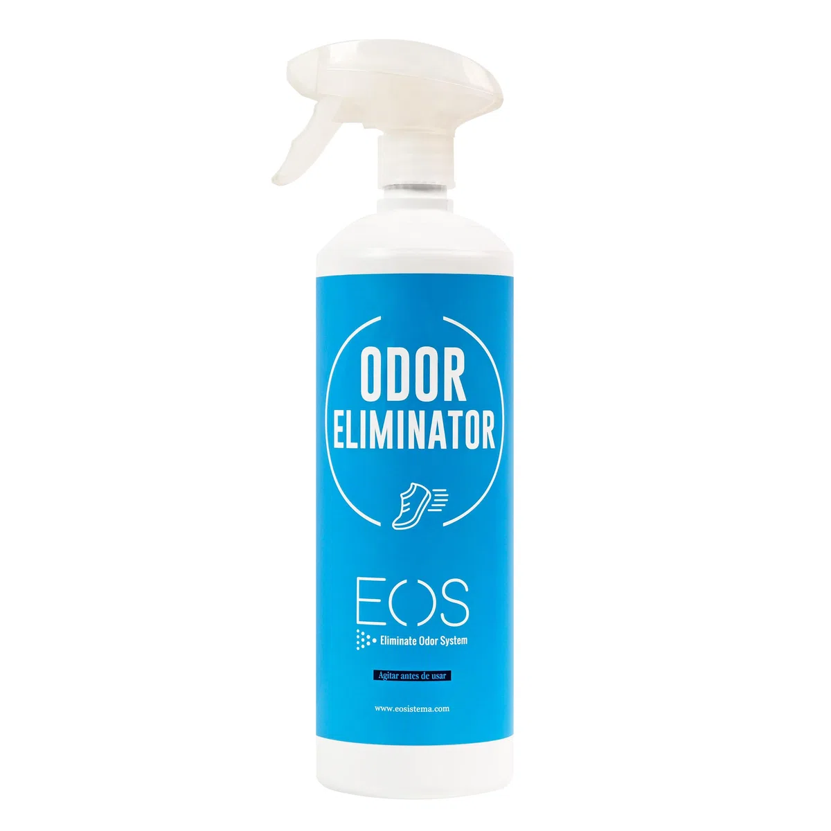 EOS Eliminador de Olores para Calzado 1L| Spray Neutralizador de Olores | Desodorante Zapatos y Zapatillas Deportivas | Limpiador Enzimático Anti Olor Sudor Pies |Protección Duradera y Fresca