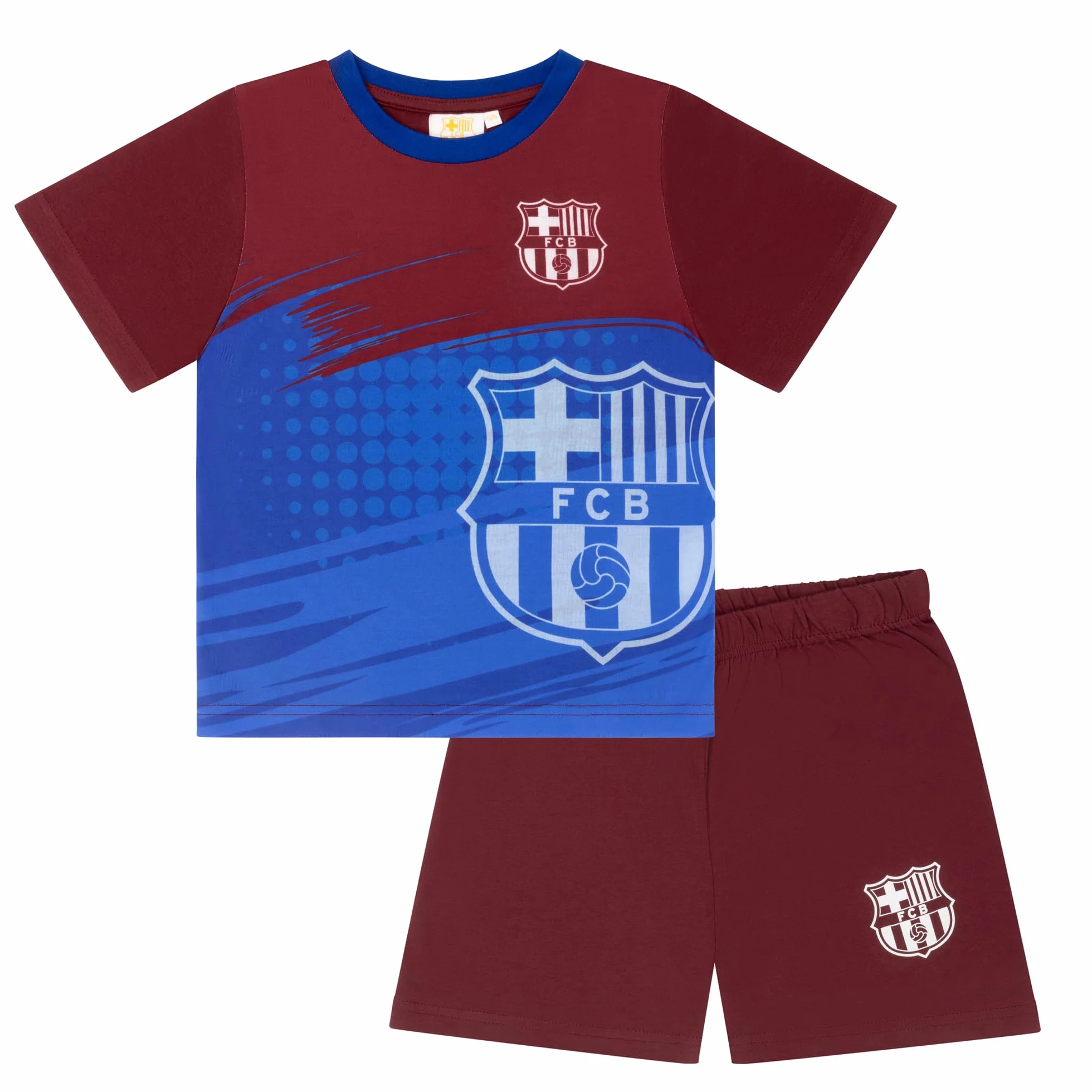 Barcelona FC Pijama de Manga Corta para Niños