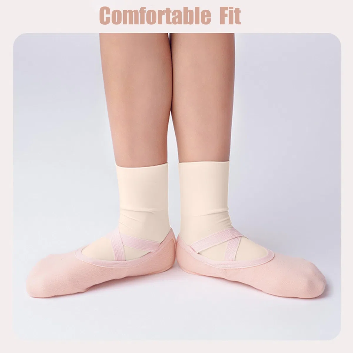 Calcetines de ballet para niñas, paquete múltiple, 3 paquetes de 5 unidades, calcetines de baile sin costuras, suaves y transpirables (6 UK Child-3.5 UK)