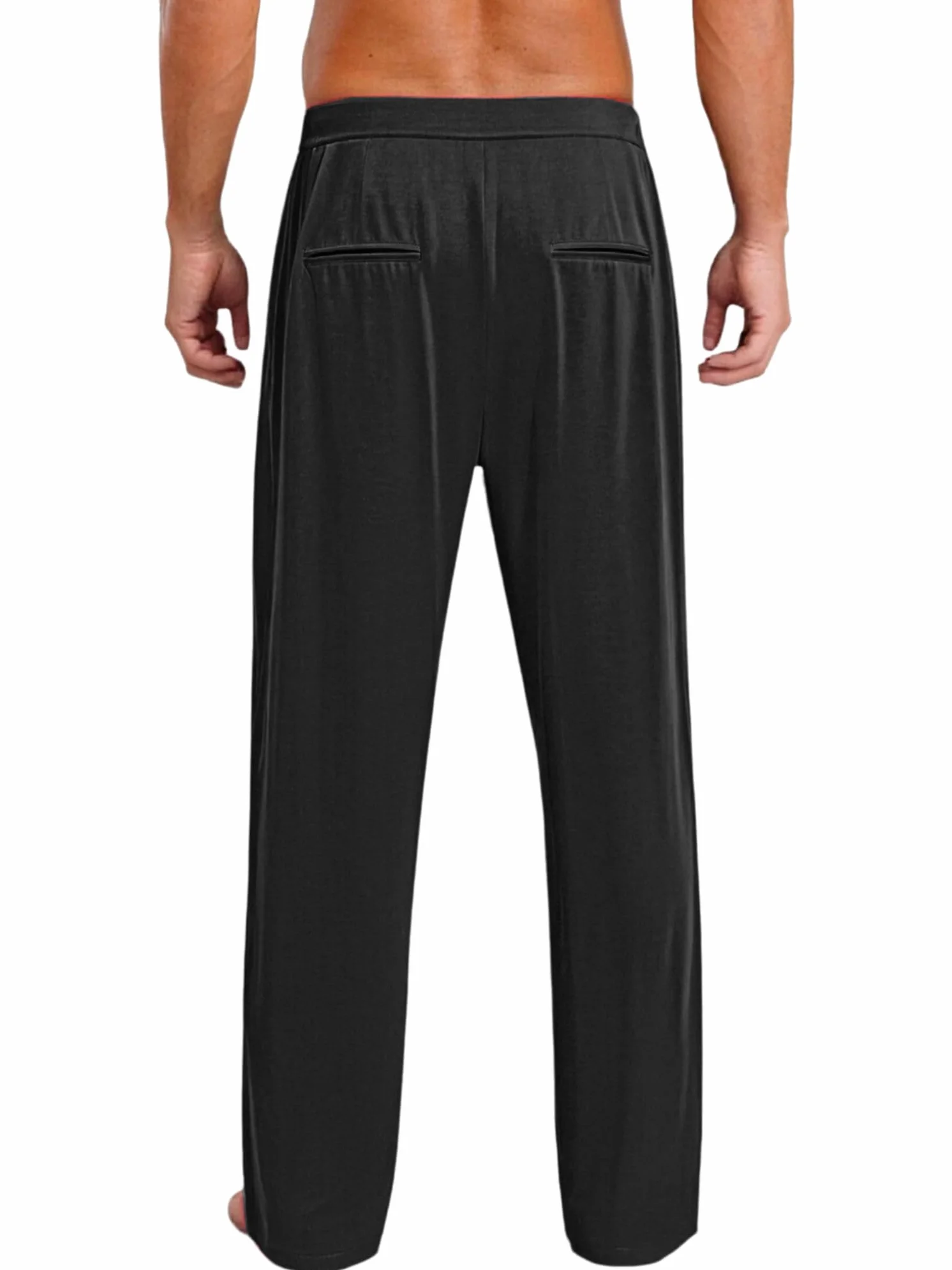 Choomomo Pantalones de baile para hombre, largos, rectos, pantalones de baile estándar, cintura alta, pantalones de jazz, actuaciones escénicas, competición, salón de baile