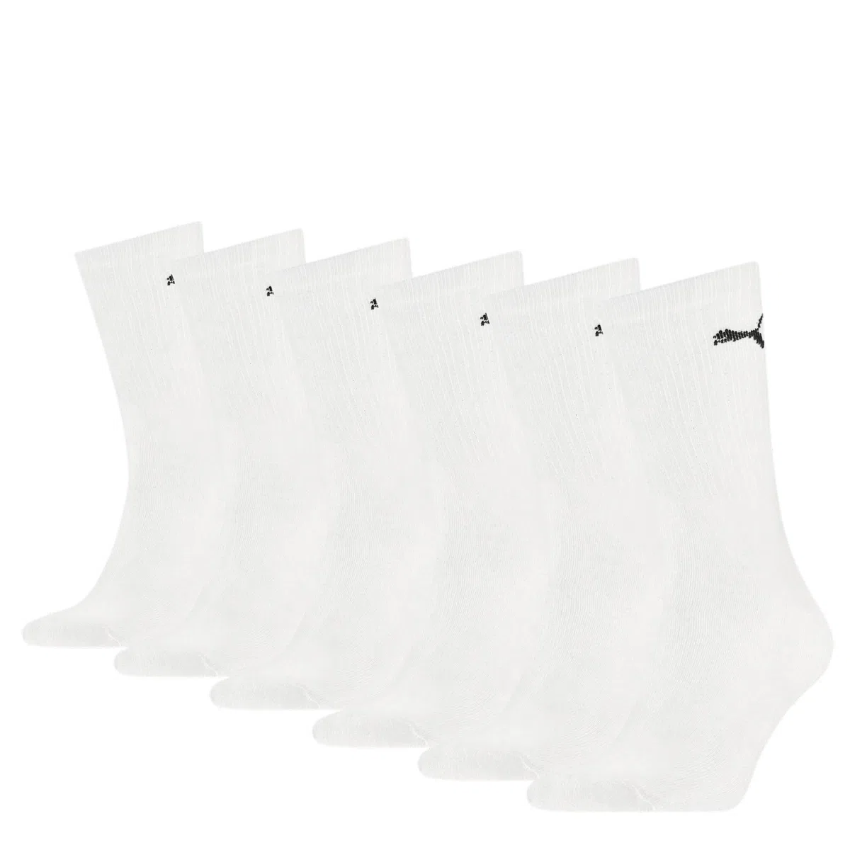 Puma Sport Cush Crew 6P, Calcetines Unisex, Paquete de 6