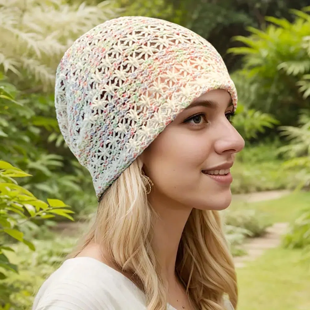 XYIYI Gorros de quimioterapia para Mujer, de algodón