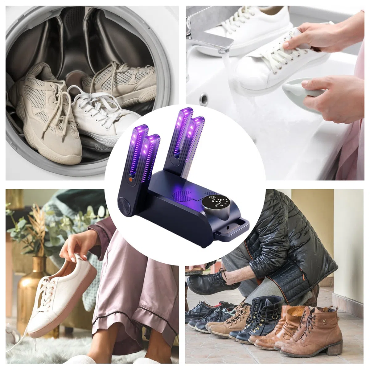 Secador de Botas Eléctrico Portátil - Calentador de Zapatos Ajustable