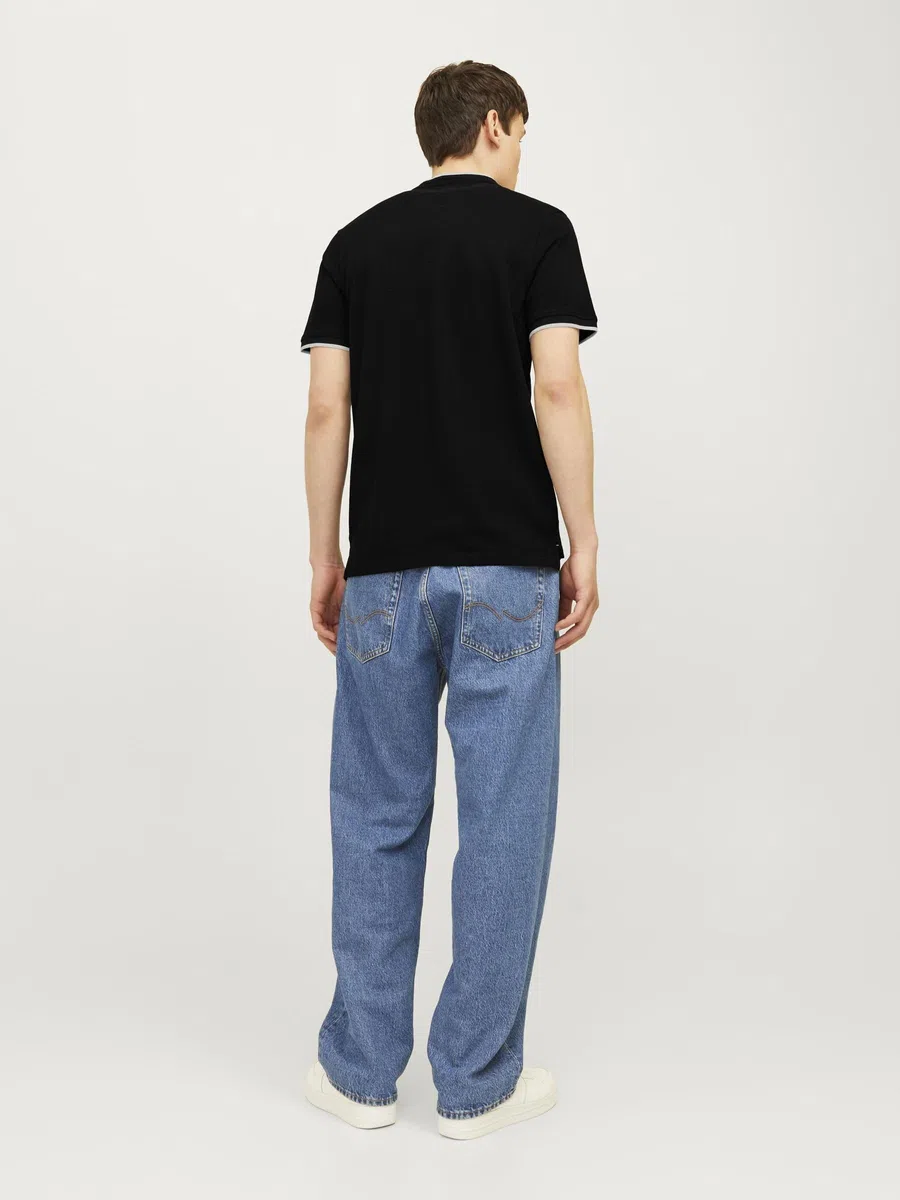 JACK & JONES Polo Plain Shirt Collar Polo