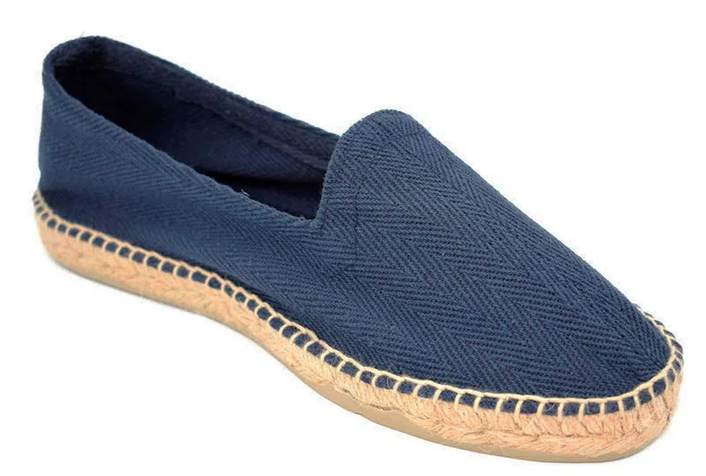 Alpargata Yute ESPARDEÑA Playera DE Hombre Esparto Lona Espiga Marino