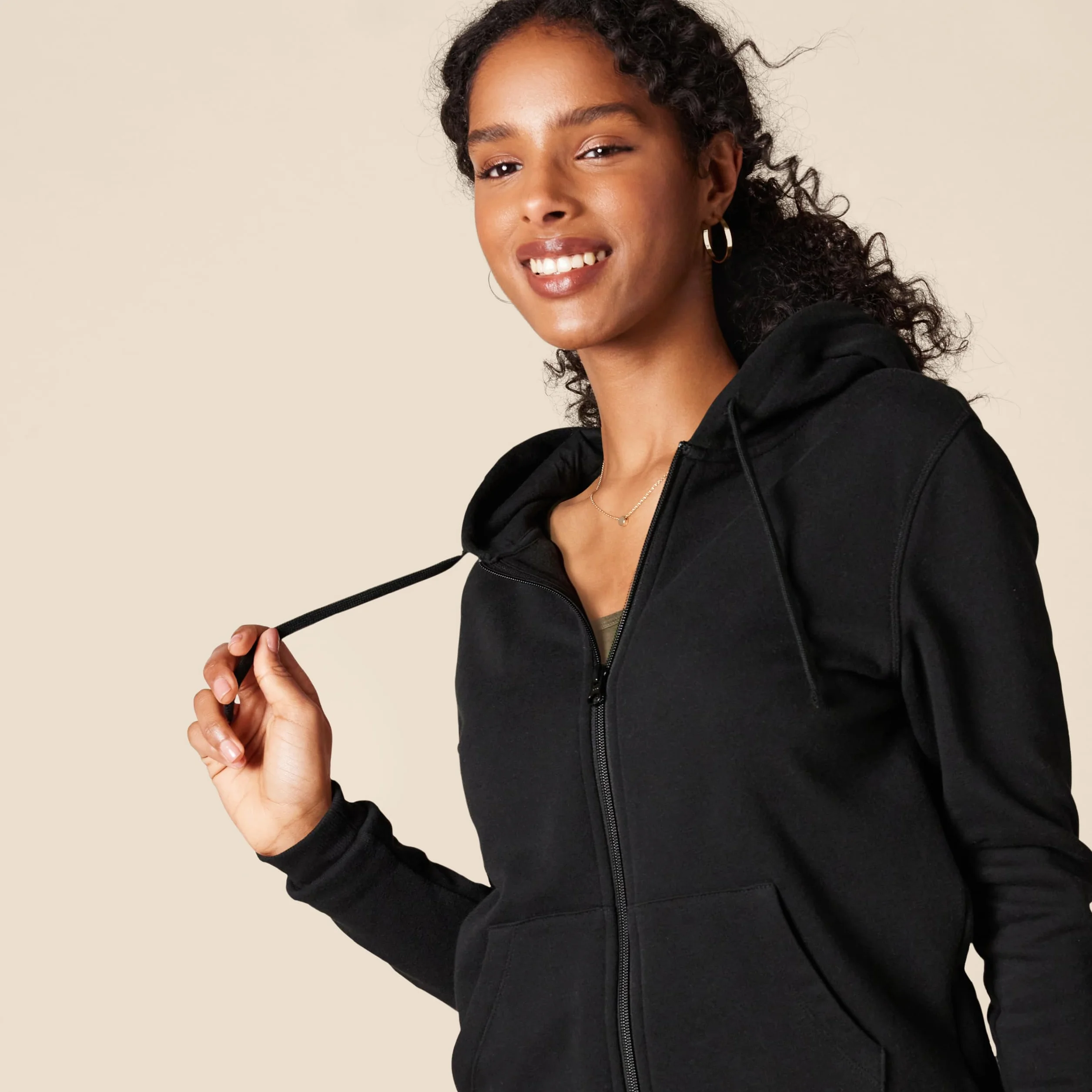 Amazon Essentials Mujer Sudadera con Capucha de Forro Polar Cremallera Completa