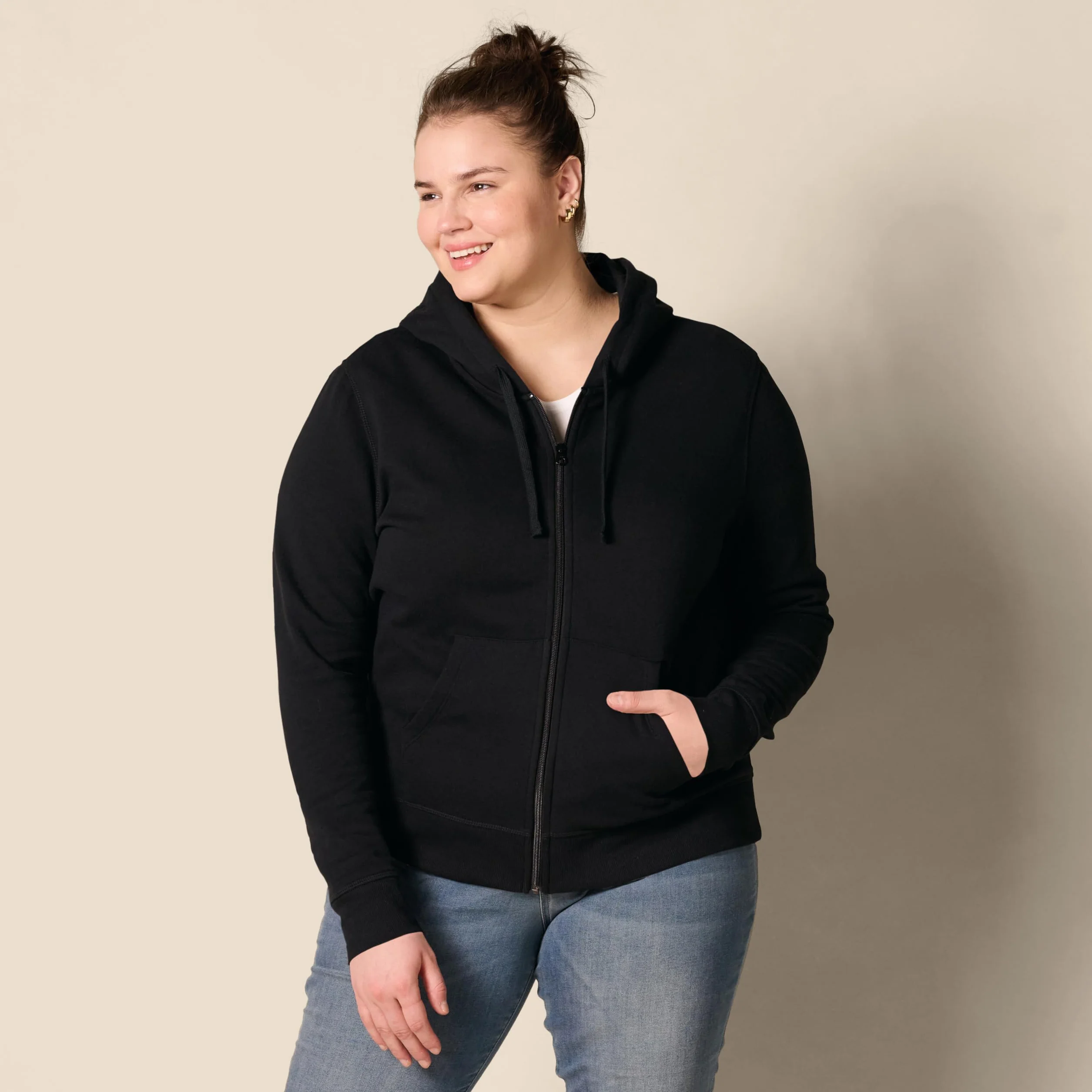 Amazon Essentials Mujer Sudadera con Capucha de Forro Polar Cremallera Completa