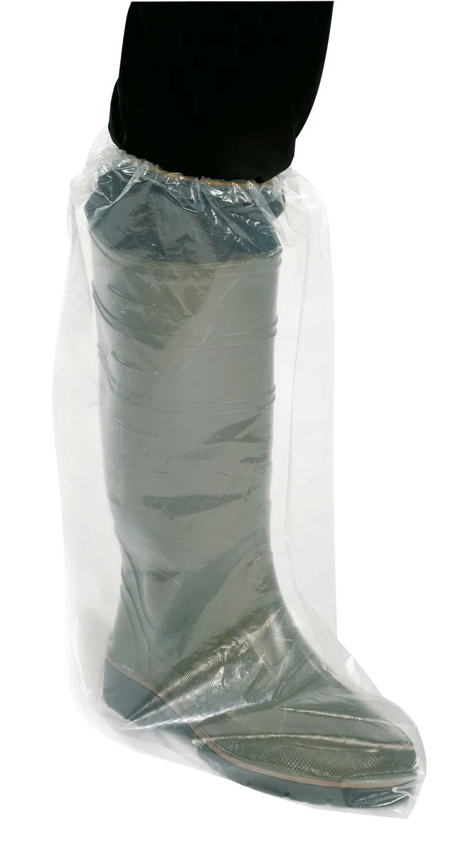Kerbl 15375 - Fundas para Zapatos Desechables (con Goma, 100 Unidades, 400 x 500 mm)
