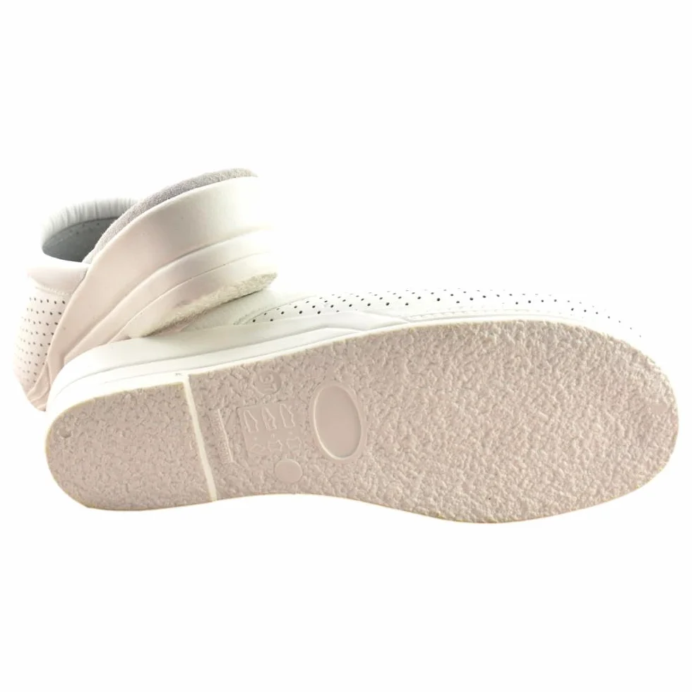 Calsán - Zueco de Piel con cuña 389023 Cuero