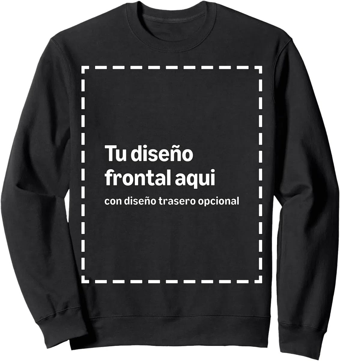 Sudadera Personalizada con Tu Imagen Frente Y Espalda