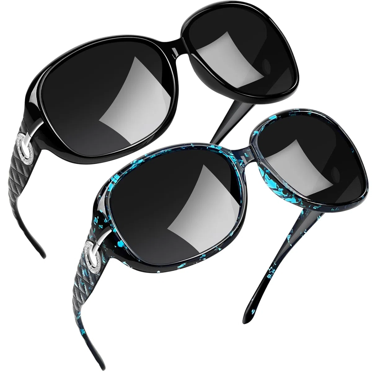 Joopin 2PCS Gafas de Sol Mujer Polarizadas Grandes Brillantes Modernas Elegantes Protección UV400