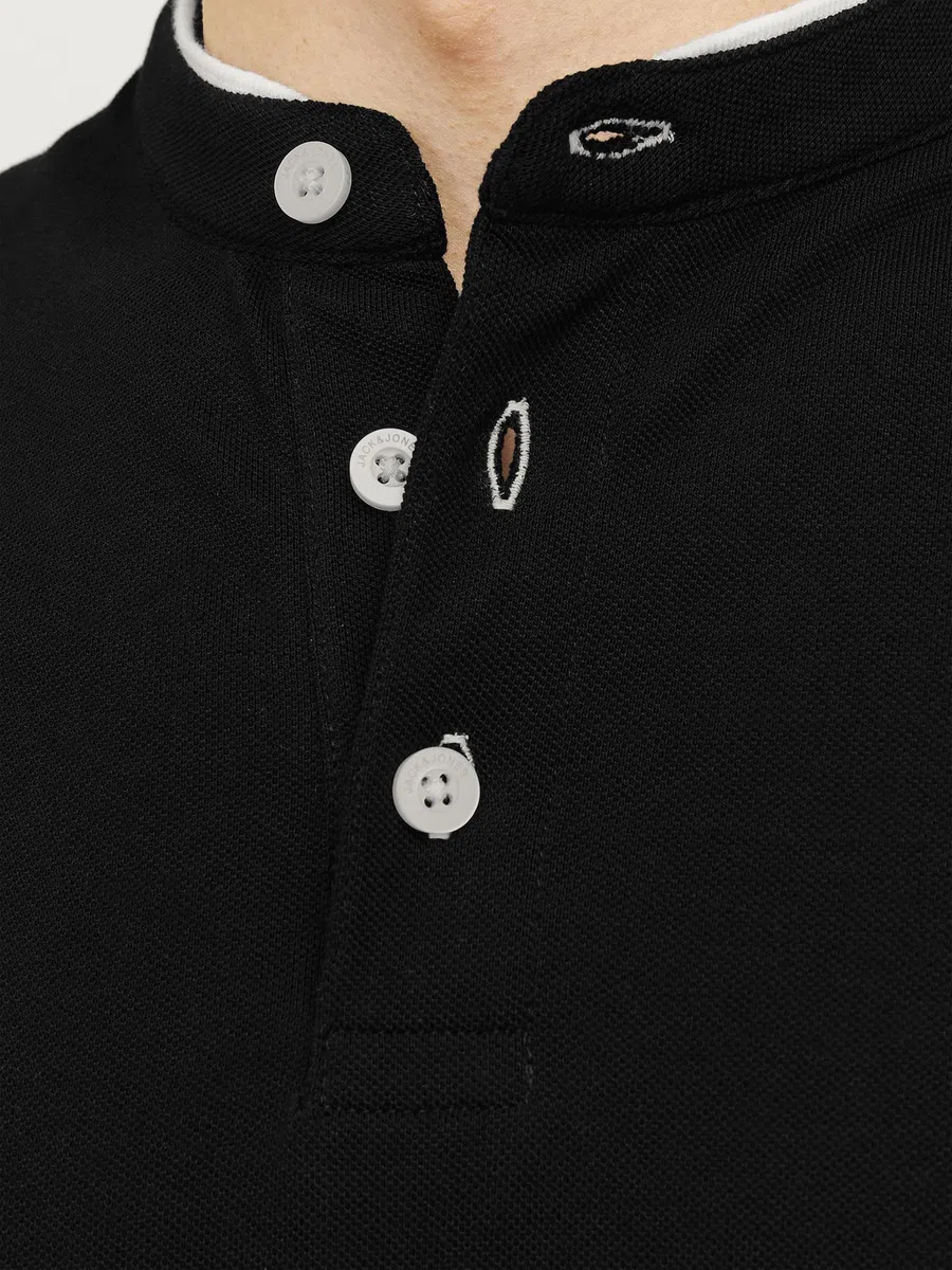 JACK & JONES Polo Plain Shirt Collar Polo