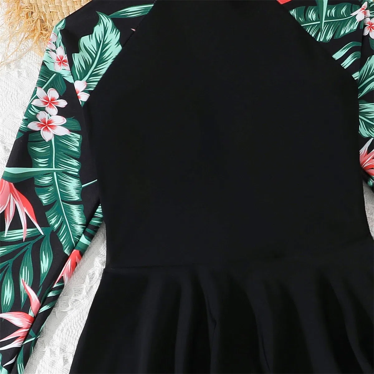 2026 Traje de baño de 2 Piezas para niña musulmán Burkini Modest Vestido de baño de Manga Larga y pantalón Conjunto Rashguard Anti UV