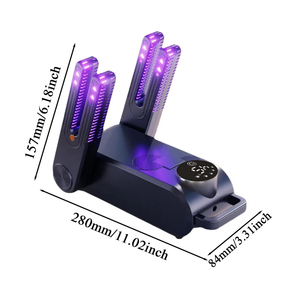 Secador de Botas Eléctrico Portátil - Calentador de Zapatos Ajustable