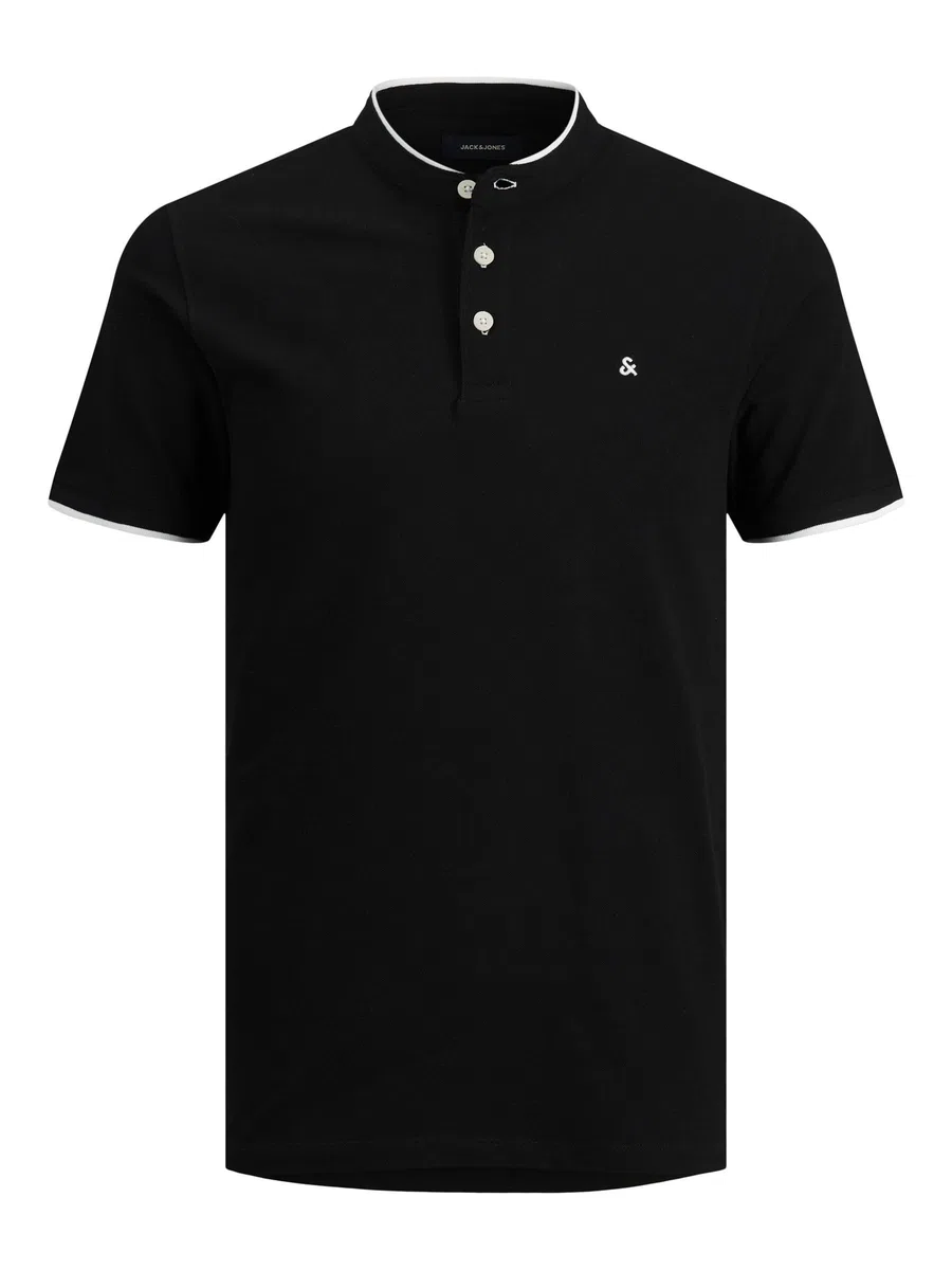 JACK & JONES Polo Plain Shirt Collar Polo