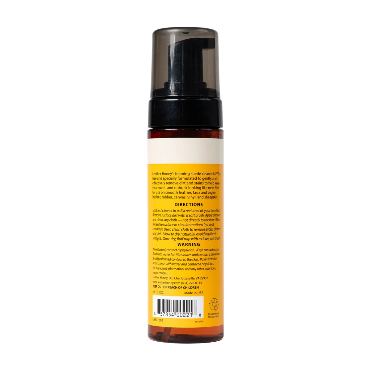 Leather Honey Limpiador de gamuza: cuidado de ante y nobuk no tóxico desde 1968. Limpia y restaura zapatos de gamuza y nobuk, botas, chaquetas, Uggs, bolsos, bolsos y