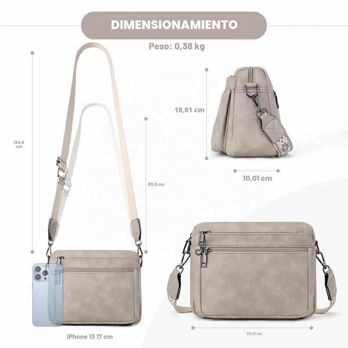 MUIIKOLA Bolso de mano para mujer, bolso de mano para mujer, bolso mediano para mujer, bolso de mano, bolso de mano para mujer, correa ancha suave