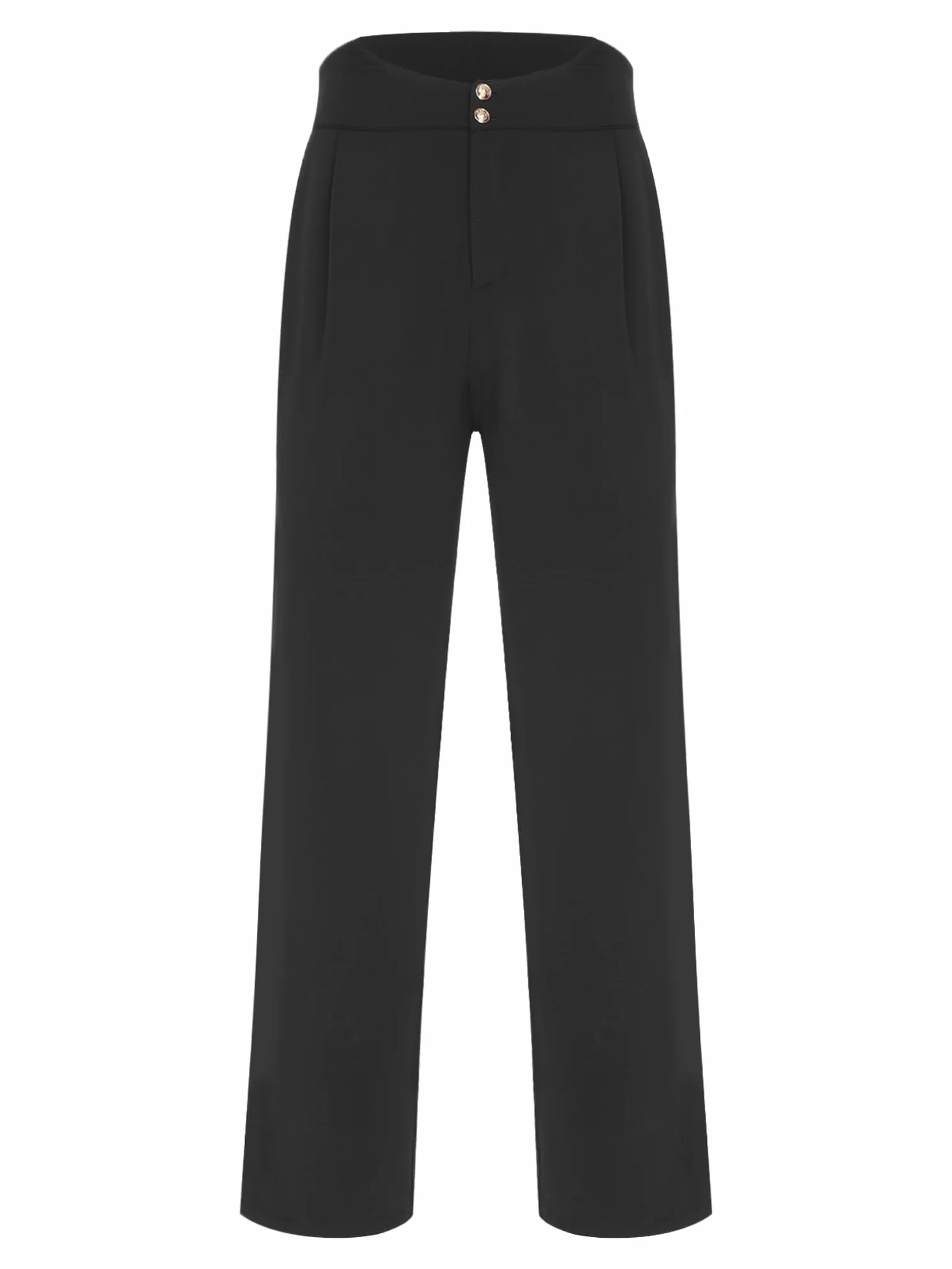 Choomomo Pantalones de baile para hombre, largos, rectos, pantalones de baile estándar, cintura alta, pantalones de jazz, actuaciones escénicas, competición, salón de baile