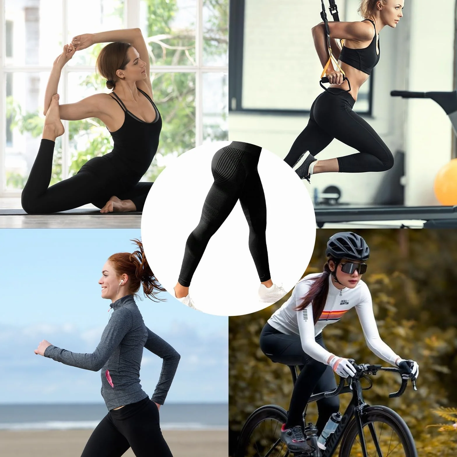 2 Pack Leggings 3D Anticelulíticos Mujer,Leggings Anticelulitis 3D Compresión Lipedema,Leggins Anti Celulitis Deportivos Push Up, Mallas Anticelulitis Mujer Reductores Lipedema