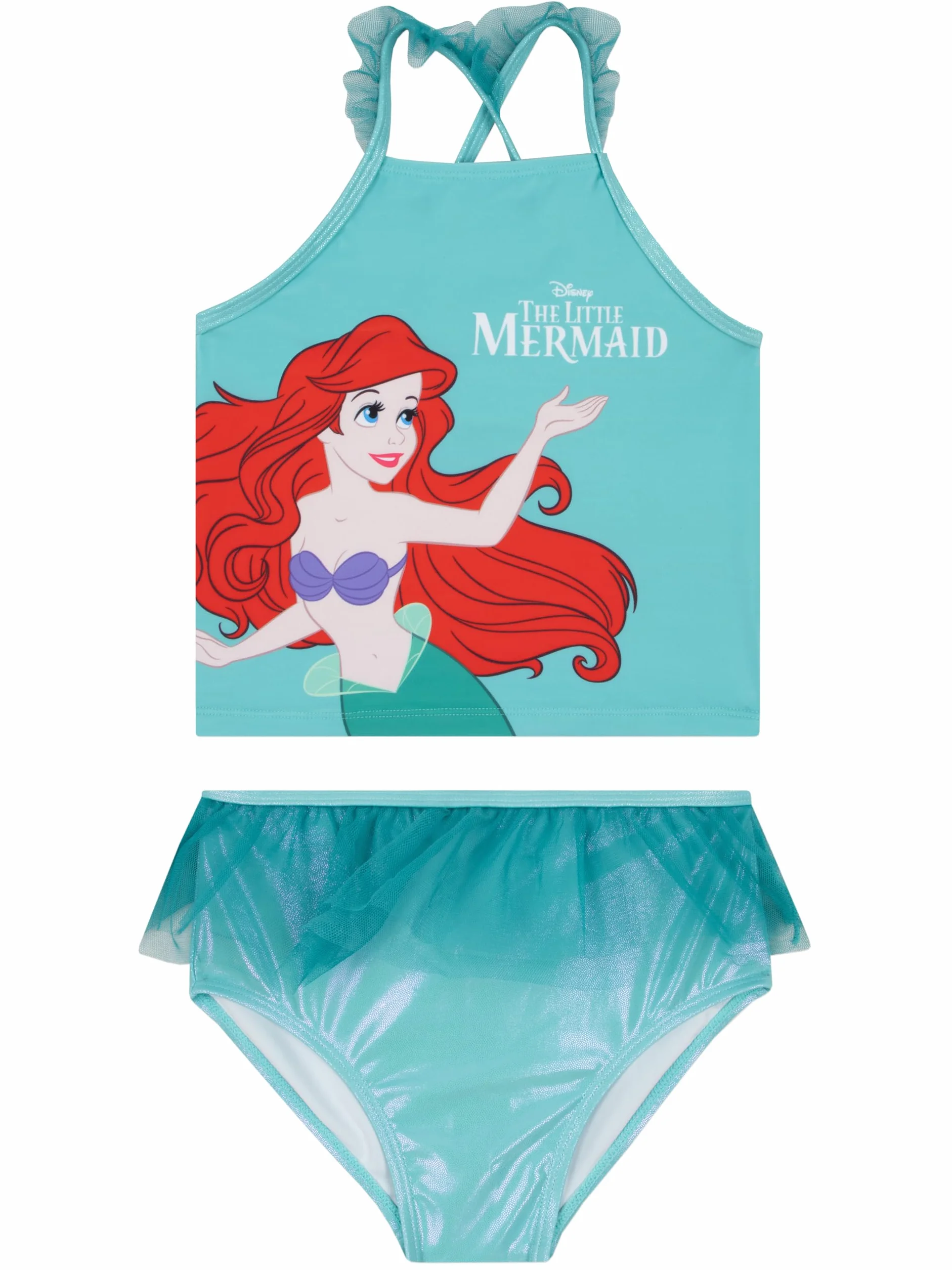 Disney Bañador Niña, Bañador Piscina Niña De La Sirenita, Bañadores De Ariel