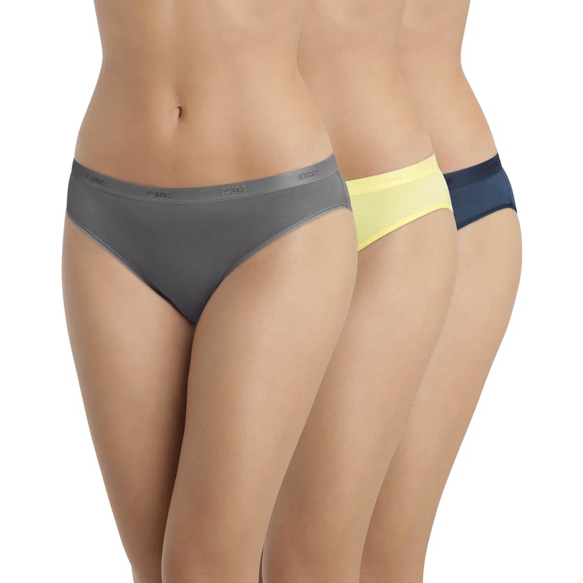 Dim Les Pocket Ecodim Slip X6 Bragas para Mujer Pack de 6
