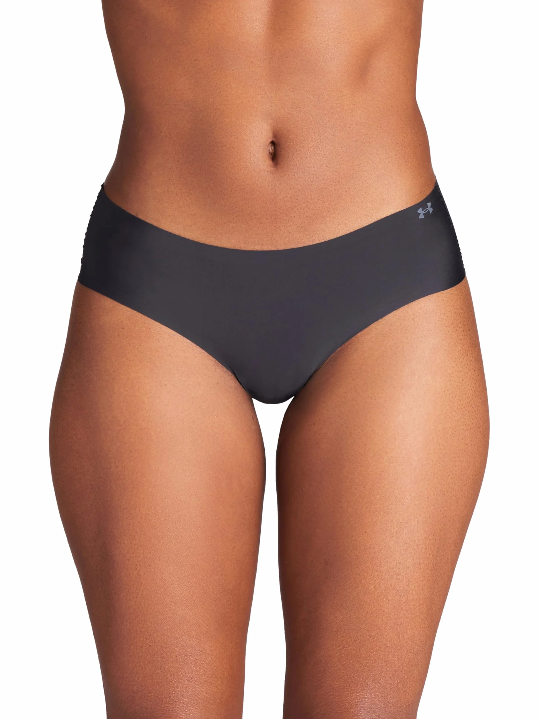 Under Armour Pack de 3 Bragas Hipster Invisible Pure Stretch para Mujer – Ajuste sin Costuras, Sin Marcas, Ultraligero, Comodidad Todo el Día
