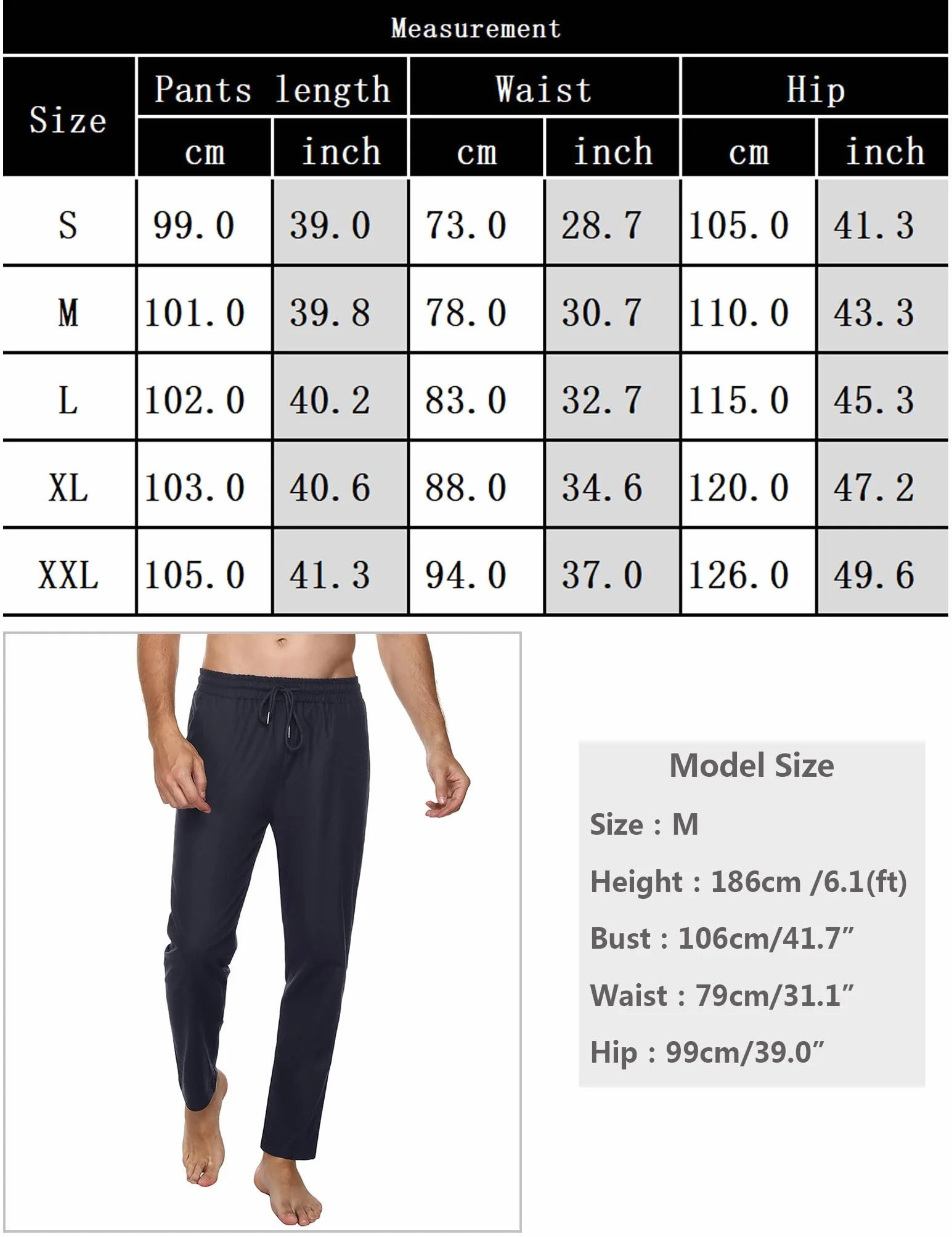 Sykooria Pantalones Hombre Casuales Lino y Algodón Pantalon Chandal Hombre Largo con Ajustable Cordón Pantalones Deportivos Hombres Cintura Elástica con Bolsillos